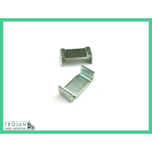 BRAKE SHOE THRUST PAD (PAIR) TRIUMPH, GENUINE NOS, 37-1415