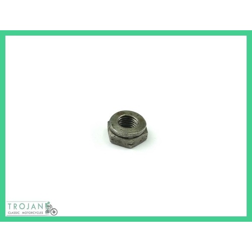 THIN LOCK NUT, 5/16" x 26TPI, TRIUMPH, BSA, GENUINE NOS, 37-1495