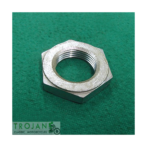 FRONT AXLE THIN NUT, RH, 3/4" x 20 TPI, TLS, TRIUMPH, BSA, GENUINE, 37-2058, W2058