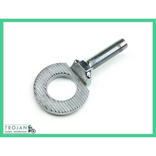 REAR WHEEL AXLE ADJUSTER, 3/4" AXLE, UNF, TRIUMPH, GENUINE, 37-2089, W2089
