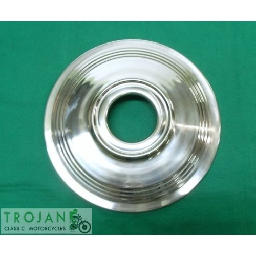 HUB COVER, 8" TWIN LEADING SHOE HUB, TRIUMPH, BSA, 37-3460