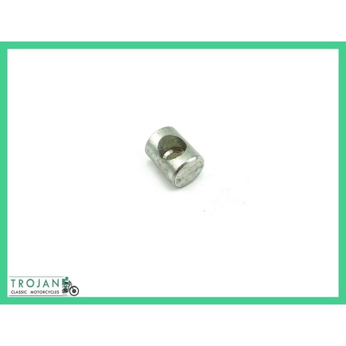 NON SLOT. FRONT BRAKE CABLE ABUTMENT, TRIUMPH, CONICAL HUB, GENUINE NOS, 37-3996