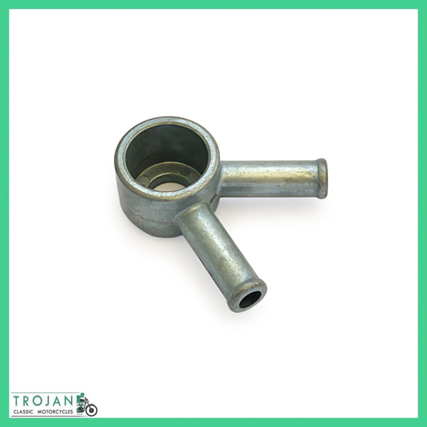 CARB DOUBLE BANJO, 55 DEG, 5/16", FOR 900 SERIES AMAL, ENGLAND, 376-410