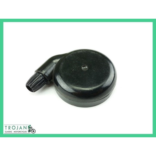 MAGNETO END COVER, LUCAS-TYPE, K2F, BAKELITE, WITH CUT-OUT, 458619, LU458619