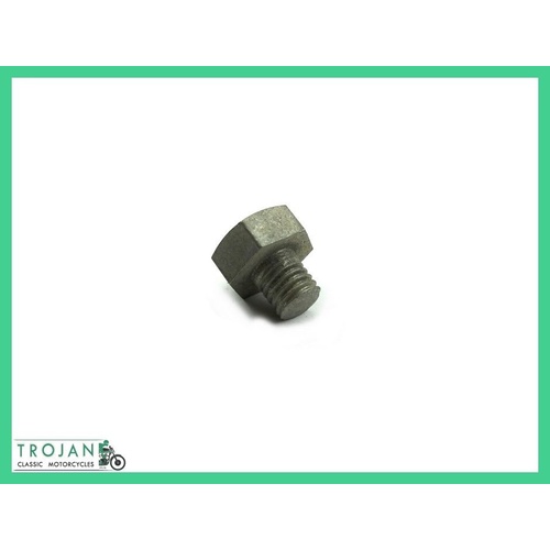 PETROL TANK KNEE PAD PLATE MOUNT BOLT, 1/4" x 26 x 1/4", TRIUMPH, NOS, 57-0361