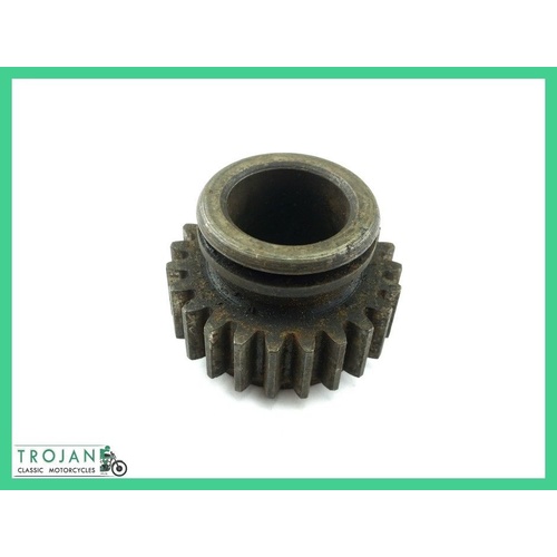 GEARBOX MAINSHAFT 3RD GEAR, 23T, TRIUMPH TO 1949, GENUINE NOS, 57-0443