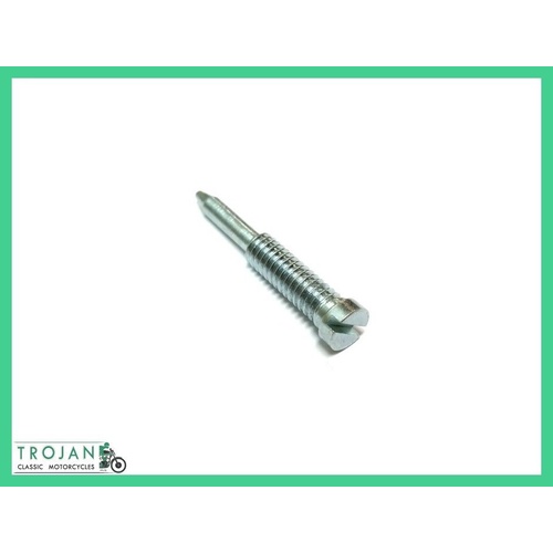 PRIMARY COVER OIL ADJUSTER SCREW, TRIUMPH, PRE UNIT, GENUINE, 57-0496, T496