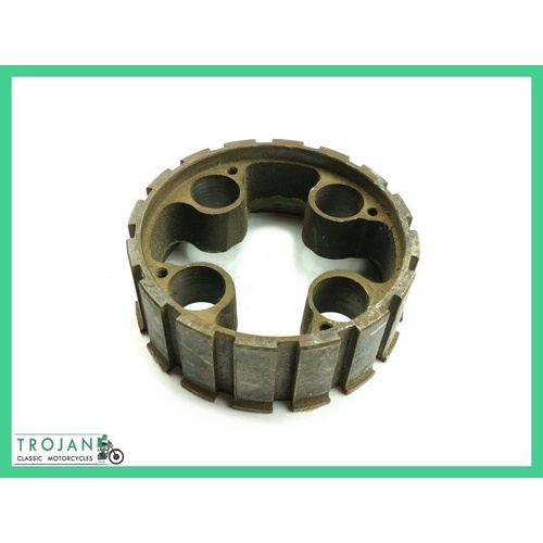 CLUTCH CENTRE, 5 PLATE, 4 SPRING TYPE, TRIUMPH, PRE UNIT, GENUINE NOS, 57-1038