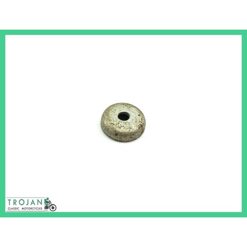 CLUTCH CABLE SPRING CUPPED WASHER, TRIUMPH, UNIT 350, 500, GENUINE NOS, 57-1642