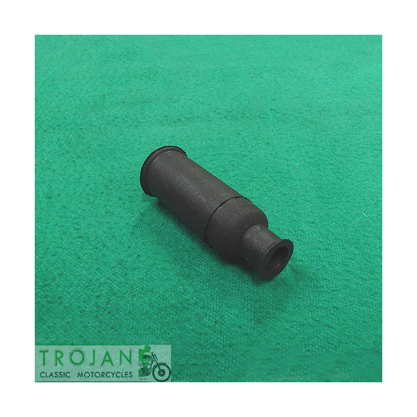 CLUTCH CABLE ADJUSTER RUBBER BOOT, TRIUMPH, BSA, GENUINE, 57-1646, 68-3264