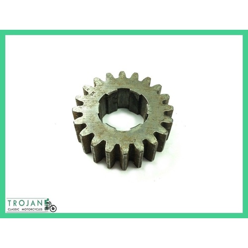 GEARBOX MAINSHAFT 1ST GEAR, 20T, TRIUMPH, UNIT 350, 500, GENUINE NOS, 57-1833/20