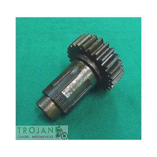 HIGH GEAR ASSY, 26T, 4SPD, TRIUMPH, 650 UNIT, 1963-1967, GENUINE, 57-1914