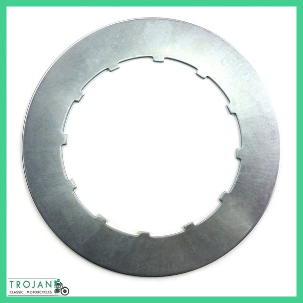 STEEL CLUTCH PLATE, TRIUMPH BSA SINGLES, 40-3220, 57-2725, T2725