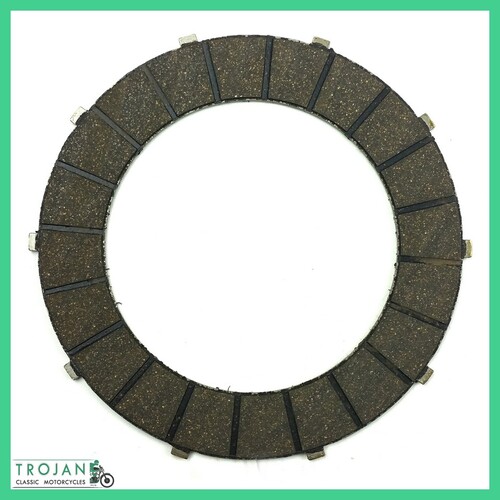 FRICTION CLUTCH PLATE, FIBRE, TRIUMPH BSA SINGLES, 40-3233, 57-2726, 40-3215
