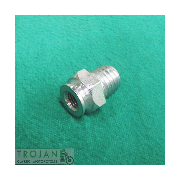 CLUTCH CABLE ADJUSTER ABUTMENT, TRIUMPH, TR6 T120 T140, 1969 ON, GENUINE, 57-3762, T3762