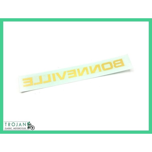 SIDE COVER DECAL BONNEVILLE, TRIUMPH, GENUINE, 60-2103