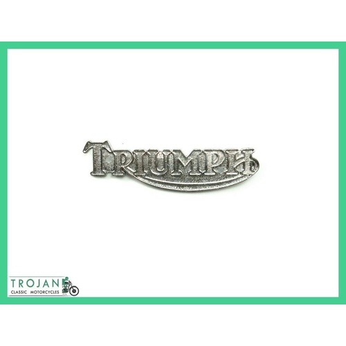 PETROL TANK BADGE, TRIUMPH, TR7, T140, 4 GALLON TANK, GENUINE, 60-2569
