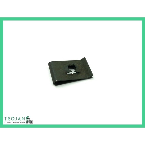 CAPTIVE SPIRE NUT, 1/4", TRIUMPH, BSA, GENUINE NOS, 60-3313