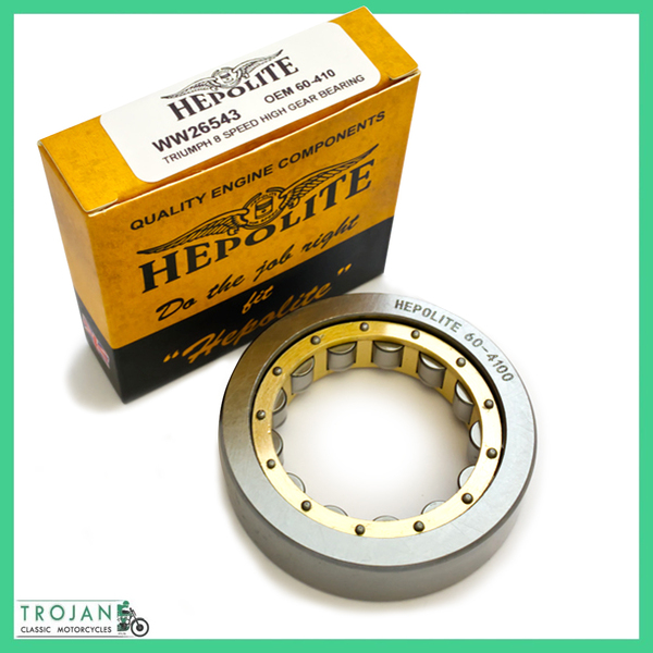 HEPOLITE HIGH GEAR GEARBOX BEARING, TRIUMPH, 5 SPEED, GENUINE, 60-4100