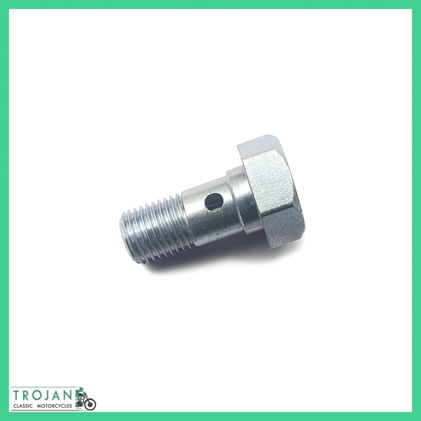 FRONT BANJO BOLT, MASTER CYLINDER, TRIUMPH, TR7 T140 T150 T160, GENUINE, 60-4183
