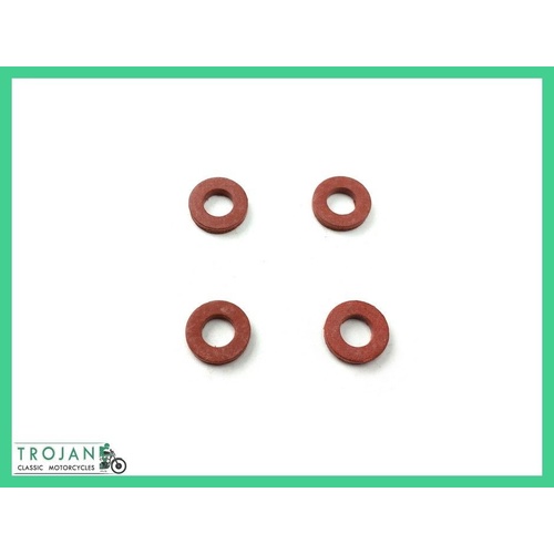 ROCKER BOX CAP SECURING SPRING FIBRE WASHERS (SET 4) TRIUMPH, GENUINE, 60-4263