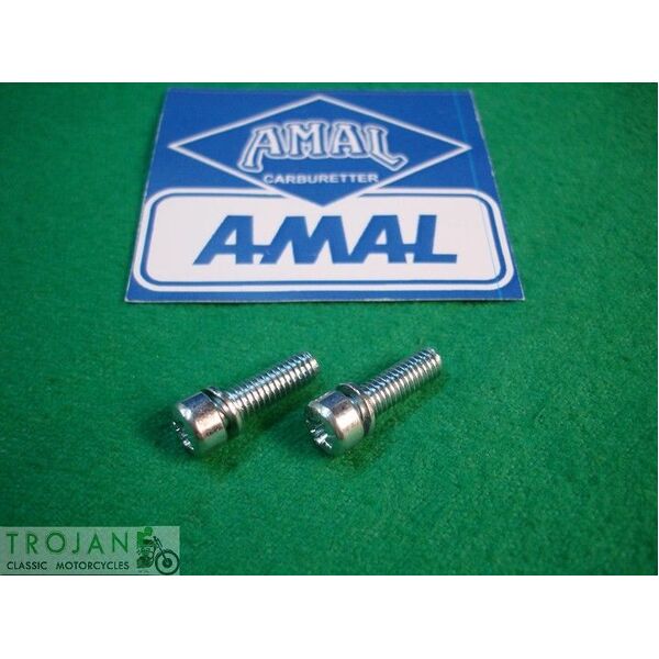 AMAL CARB SCREW ASSY, GENUINE, (PAIR), 622/086, 99-0521