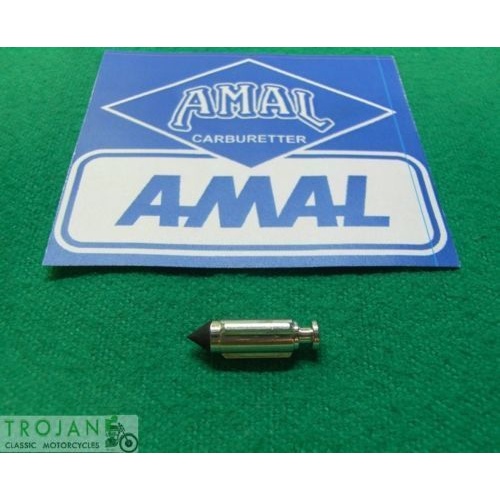 AMAL CARB FLOAT NEEDLE, VITON TIP, ALUMINIUM, GENUINE, 622/197AL