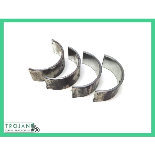 BEARING SET, CONROD, BSA A7, A10, A50, A65, 1955 ON, 0.020, GENUINE NOS, 67-1432