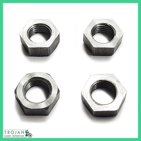 TAPPET ADJUSTER NUTS, TRIUMPH, CEI THREAD (SET) GENUINE, 70-0470, E407