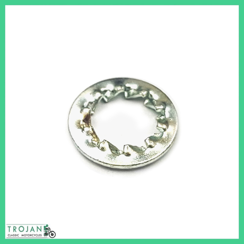 MULTI PURPOSE SERRATED LOCK WASHER, TRIUMPH, NORTON, BSA, GENUINE, 70-1612