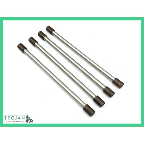 ENGINE PUSHROD SET (4) TRIUMPH, PRE-UNIT 500/650, UNIT 650, GENUINE, 70-2620, E2620