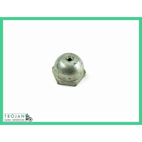 OIL PRESSURE RELIEF VALVE CAP, TRIUMPH, PRE UNIT, GENUINE NOS, 70-2790