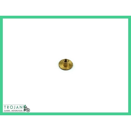 OIL PRESSURE VALVE INDICATOR BUTTON NUT, TRIUMPH, PRE UNIT, GENUINE NOS, 70-2792
