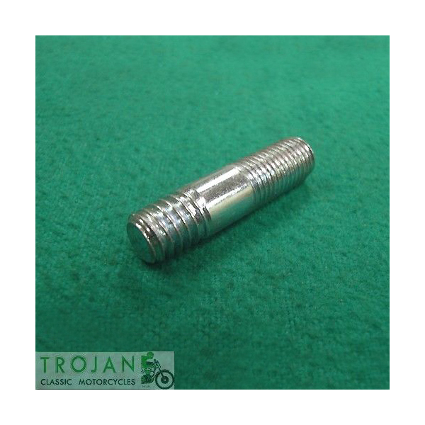INLET MANIFOLD TO CARB STUD, 5/16" x 18-26TPI x 1 1/4" TRIUMPH, GENUINE, 70-2962, E2962