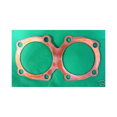 HEAD GASKET, COPPER, TRIUMPH, PRE-UNIT, 500cc, 1951-56, GENUINE, NOS, 70-3003
