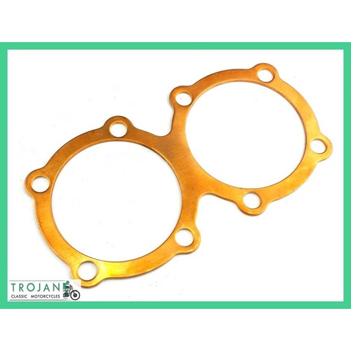 HEAD GASKET, THICK, 8 STUD, TRIUMPH, PRE UNIT 650, TO 62, GENUINE, 70-3614 / 080