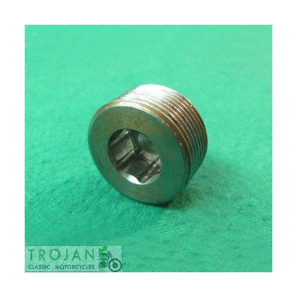 PLUG FOR CRANKSHAFT SLUDGE TUBE, HEX CEI, TRIUMPH, BSA, 70-3905, E3905, 68-0184