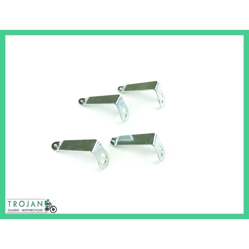 ROCKER BOX CAP SECURING CLIP (SET OF 4) TRIUMPH UNIT 350, 500, GENUINE, 70-4671