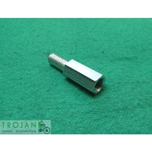 POINTS PLATE PILLAR BOLT, TRIUMPH, BSA, GENUINE, 70-4747