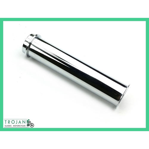 PUSHROD TUBE, CHROME STEEL, TRIUMPH, 650 TWINS, T120, TR6 1966-68, 70-6000, E6000