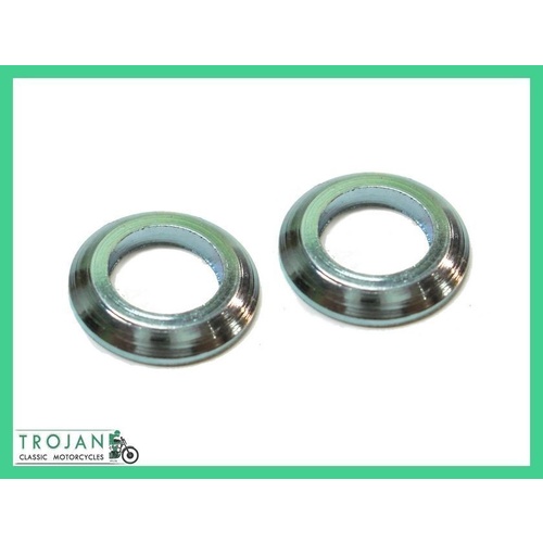 HEMISPHERICAL EXHAUST HEADER CLAMP BOLT WASHER, TRIUMPH (PAIR) GENUINE, 70-8860