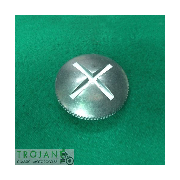 ROCKER BOX CAP, TRIUMPH, UNIT CONSTRUCTION, 500, 650 TO 1971, GENUINE, 71-2744, 70-3752, E4610, E3752