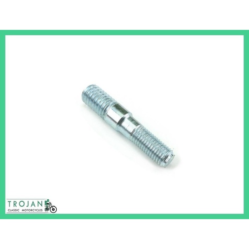 CYLINDER BASE STUD STEPPED, 3/8" 16 UNC x 5/16" 24 UNF,  TRIUMPH, GENUINE, 71-3013