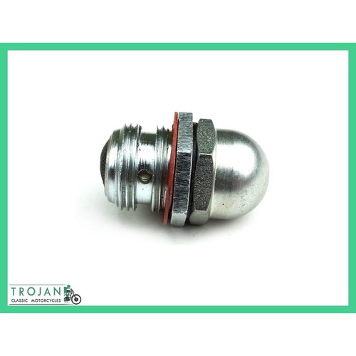 OIL PRESSURE RELIEF VALVE ASSY, TRIUMPH, BSA, GENUINE, 71-3447