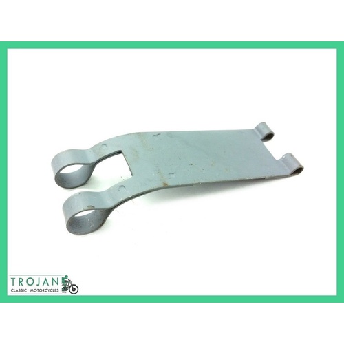 BATTERY CARRIER TOP STRAP, CURVED, TRIUMPH, PRE UNIT RIGID, GENUINE NOS, 82-1667