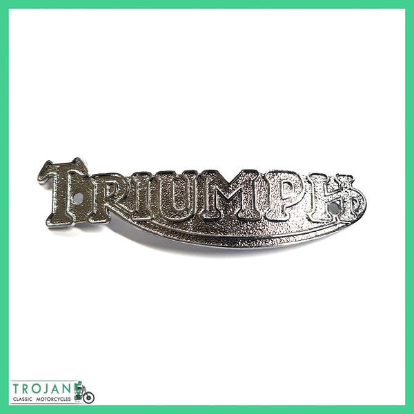PETROL TANK BADGE, TRIUMPH, PRE-UNIT 1936-56, GENUINE, 82-1823, 82-3496, F1823, F3496
