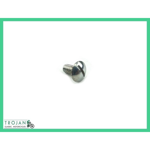 SLOTTED PAN HEAD SCREW, 1/4" x 26TPI x 1/2", TRIUMPH, GENUINE NOS, 82-3376