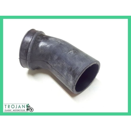 RUBBER HOSE, AIR FILTER TO CARB, TRIUMPH, PRE-UNIT, VOKES TO AMAL 376, 82-3858