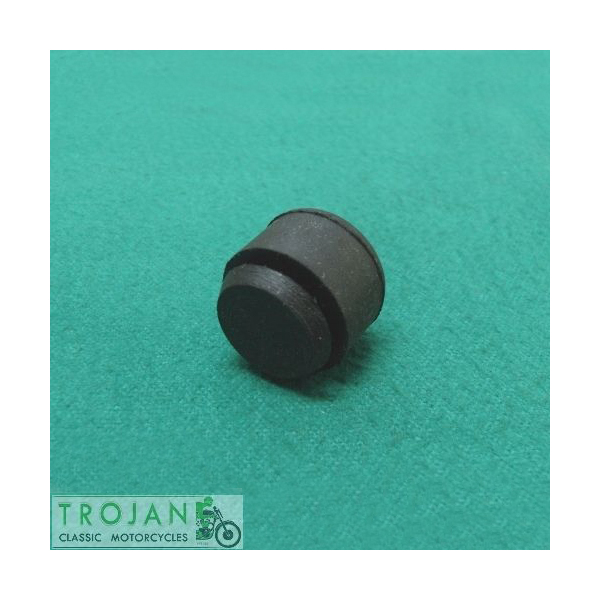 SEAT BUFFER RUBBER, TRIUMPH 1963-70, T100, 6T, TR6, T120, T150, GENUINE, 82-7835, F7835