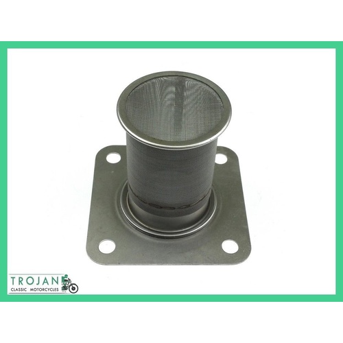 SUMP FRAME OIL FILTER GAUZE, TRIUMPH 750, TR7 T140, OIF, GENUINE, 84-0027, 83-4783